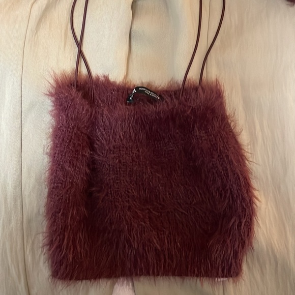 Zara set crop top with a crop top cardigan - Picture 3 of 5